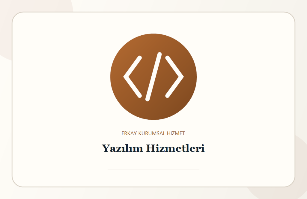 Yazılım Hizmetleri Görseli